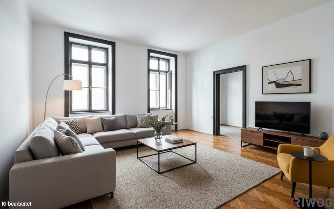 HOFLAGE mit GRÜNBLICK | 3. Stock | Sanierungsbedürftiger Altbau | Bewilligte Planung inkl. bewilligtem Balkon | Nähe Einsiedlerpark, U4 Margaretengürtel, künftiger U2-Station Reinprechtsdorfer Straße