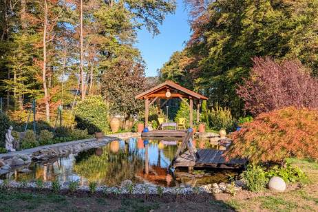 Sonniges, gepflegtes Einfamilienhaus mit Schwimmteich und Sauna, direkt am Wienerwald – Riederberg, Haus-kauf, 690.000,€, 3004 Tulln