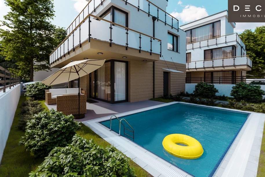 Traumhaftes Haus an der Wiener Stadtgrenze | AUBACHHAUS | SCHLÜSSELFERTIG | 4 ZIMMER + STUDIO + Keller | | 2 BALKONE | 1 TERRASSE | GARTEN | STELLPLATZ, Haus-kauf, 799.000,€, 1230 Wien 23., Liesing