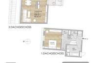 Dachgeschoss Maisonette mit hofseitiger Terrasse - Klimatisiert