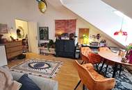 NASCHMARKT-NÄHE, 47 m2 Dachgeschoss mit Terrasse, 2 Zimmer, Komplettküche, Wannenbad, Parketten, Eggerthgasse