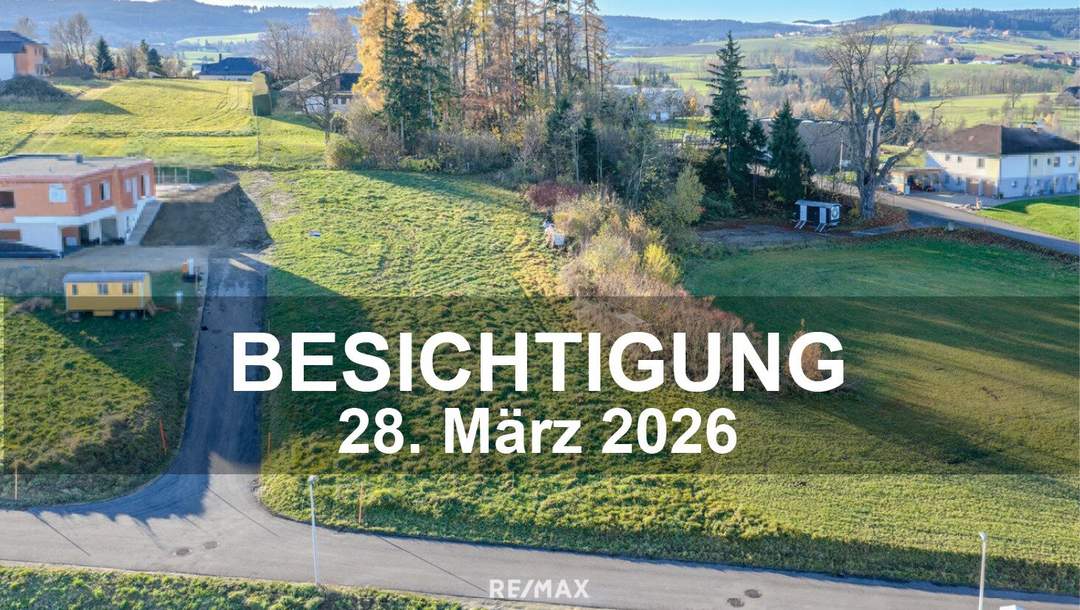 Traumhafter Baugrund mit Blick über Eberschwang