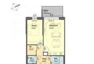 NEUBAU I Schöne 2 Zimmerwohnung mit Balkon | Einbauküche I 1.Dachgeschoss mit Lift | Walter-Jurmann-Gasse | ab 1. Juli 2026