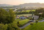 Sonniges Baugrundstück mit Panoramablick auf den Mondsee