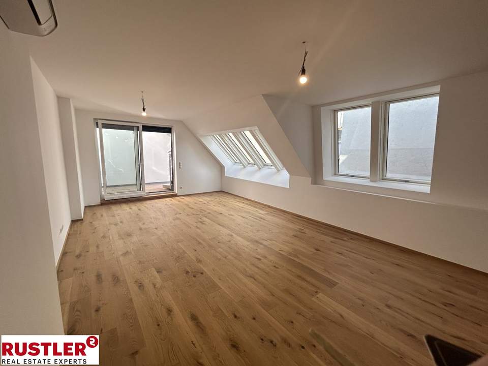 DACHGESCHOSSTRAUM AM CZERNINPLATZ 5 – EXKLUSIVES WOHNEN ÜBER DEN DÄCHERN DES 2. BEZIRKS