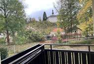 Schlossblick von der Loggia * 2-Zimmer Eigentumswohnung in Gloggnitz
