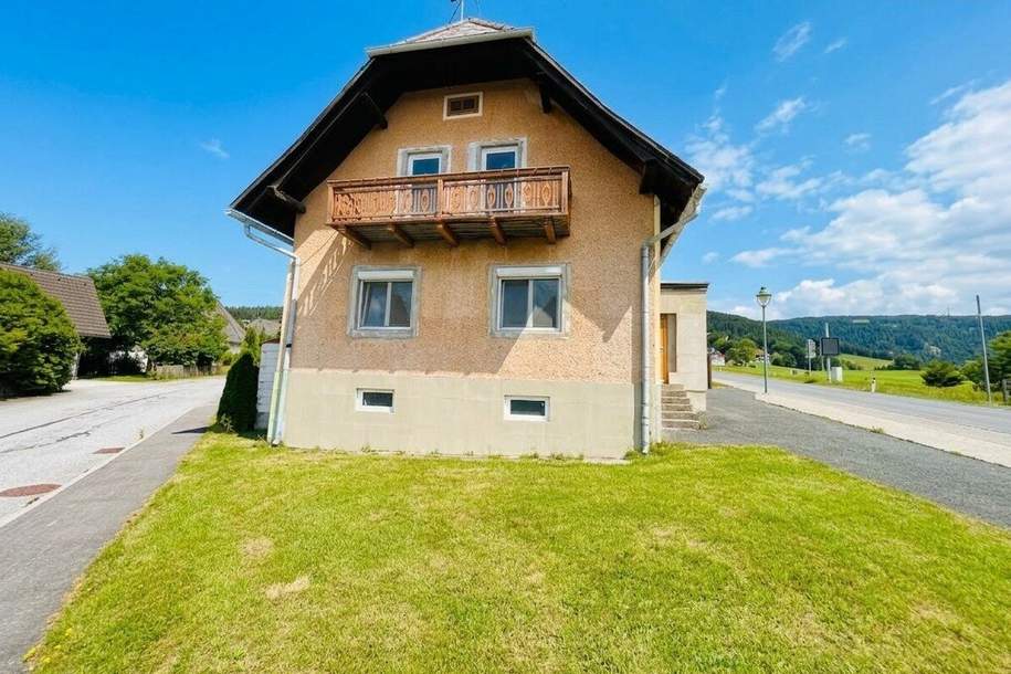 Viel Platz, viel Grün, viel Potenzial – renovierungsbedürftiges Einfamilienhaus mit schönem Grundstück - in 8654 Fischbach, Haus-kauf, 99.000,€, 8654 Weiz