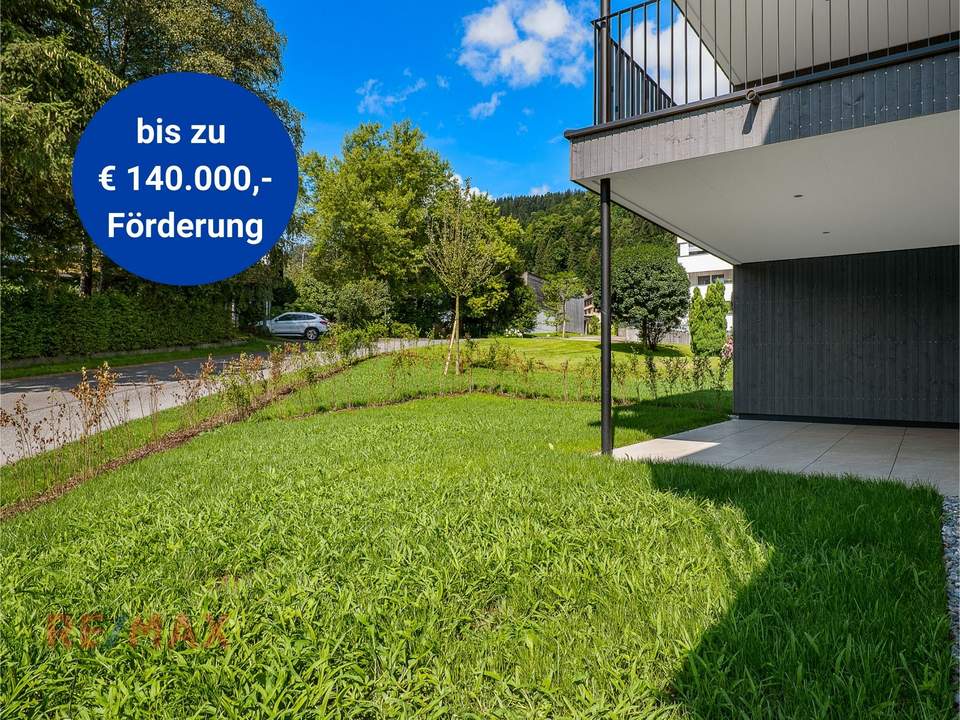 Erstbezug - Weitläufige 4-Zimmer-Gartenwohnung in bester Lage von Langen bei Bregenz