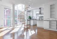 Stilvolle Maisonette-Wohnung über den Dächern von Linz mit Dachterrasse