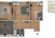 Erstbezug nach Kernsanierung – sonnige 3-Zimmer-Wohnung im Bezirk Lend!