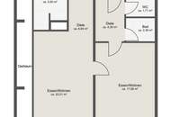 Charmante Dachgeschosswohnung mit Panoramablick - inklusive Loggia und Carport!