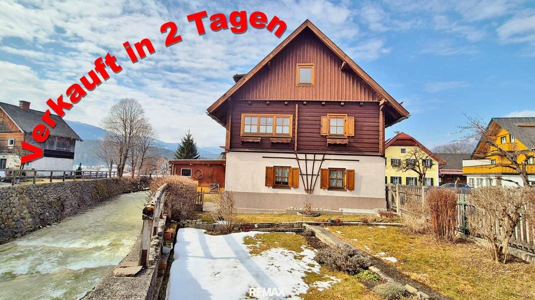 KAUFVEREINBARUNG!!! Bad Mitterndorf: Haus im Zentrum in ruhigster Sonnenlage