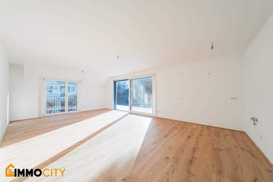 Neuer Preis! Dachtraum, 2 Zimmer-Wohnung + 17 m² Balkon, Erstbezug, Erstklassige Ausstattung, Neubau, luxuriös + Garage, Wohnung-kauf, 649.000,€, 1190 Wien 19., Döbling