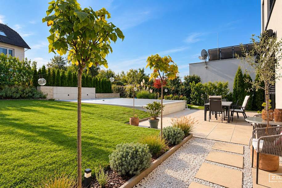 GABLITZ | MODERNE NEUBAUVILLA MIT PANORAMABLICK – RUHE, WEITBLICK &amp; SPEKTAKULÄRE SONNENUNTERGÄNGE ÜBER GABLITZ | ZELLMANN IMMOBILIEN, Haus-kauf, 1.399.500,€, 3003 Sankt Pölten(Land)