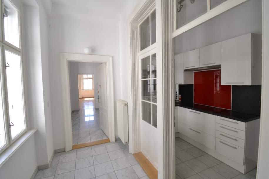 PROVISIONSFREI! Ruhiges Altbaubüro aus zwei Bestandseinheiten!, Gewerbeobjekt-miete, 2.942,60,€, 1010 Wien 1., Innere Stadt