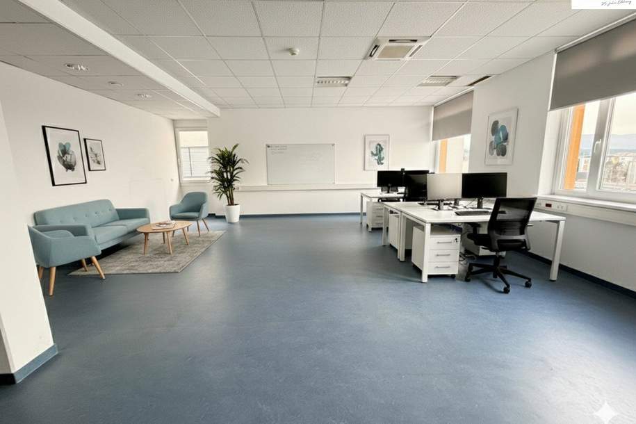 Attraktives Büro in zentraler Lage von Neunkirchen – 88,80 m² Nutzfläche, flexibel nutzbar!, Gewerbeobjekt-miete, 1.558,44,€, 2620 Neunkirchen