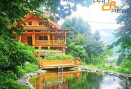 Kanada- Style Rundholz- Neubau, Sonnenseite Drautal - Weißensee