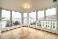 Bis Feb. 2028 befristet vermietete klimatisierte Dachgeschoss Maisonette mit 2 Terrassen und Kamin nahe Uno City!