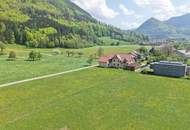 1.000 m² Bauland mit anschließender großer Wiese - ALLES SONNIG und EBEN mit HERRLICHEM AUSBLICK !