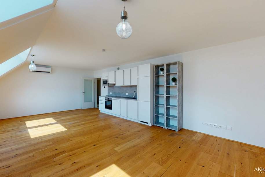 Moderne Dachgeschosswohnung, klimatisiert und gut geschnitten, Wohnung-miete, 1.095,00,€, 1170 Wien 17., Hernals