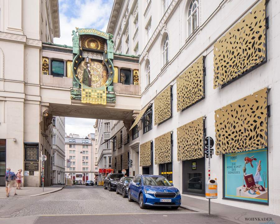 High-Class Living im Herzen Wiens - Exklusive, vollmöblierte Wohnung in renommiertem Haus am Hohen Markt