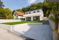 I MODERNES NEUBAU-DOPPELHAUS I GROSSZÜGIGER GARTEN I EIGENES WALDSTÜCK I KLOSTERNEUBURG I