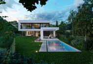 BAUBEWILLIGTES Grundstück in Traumlage Nähe Wien! I Einreichpläne bereits vorhanden I Villa mit 5 Zimmern möglich I Pool und Sauna I Garage