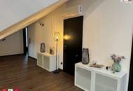 Luxus pur im historischen „Freihof“: Exklusives Penthouse mit Blick auf die Donau und Weingärten, mit großem Garten &amp; Pool sowie Parkplatz