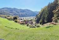 Baugrund 1.177 m² mit Donaublick - Südhang - mit angrenzenden kleinen Grünland 255 m² - St. Nikola