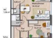 Bezugsfertige 3-Zimmer-Wohnung im Neulerchenfelder Grätzel