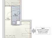 Südseitiger Eigengarten | Erstbezug | 2 Zimmer-Gartenwohnung | ruhiger Innenhof | Luftwärmepumpe | optionaler Tiefgaragenplatz