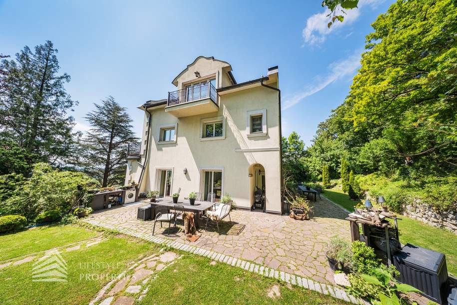 Luxuriöse Parkvilla mit einzigartigem Fernblick am Kahlenberg, Haus-kauf, 5.950.000,€, 1190 Wien 19., Döbling
