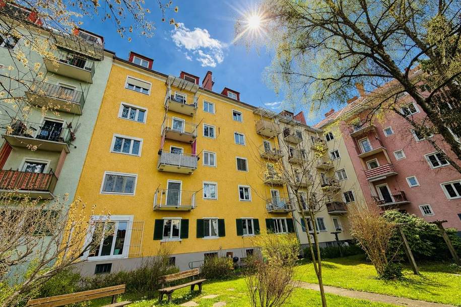 Entzückende Mietwohnung in Graz St. Leonhard - Provisionsfrei für den Mieter, Wohnung-miete, 400,00,€, 8010 Graz(Stadt)
