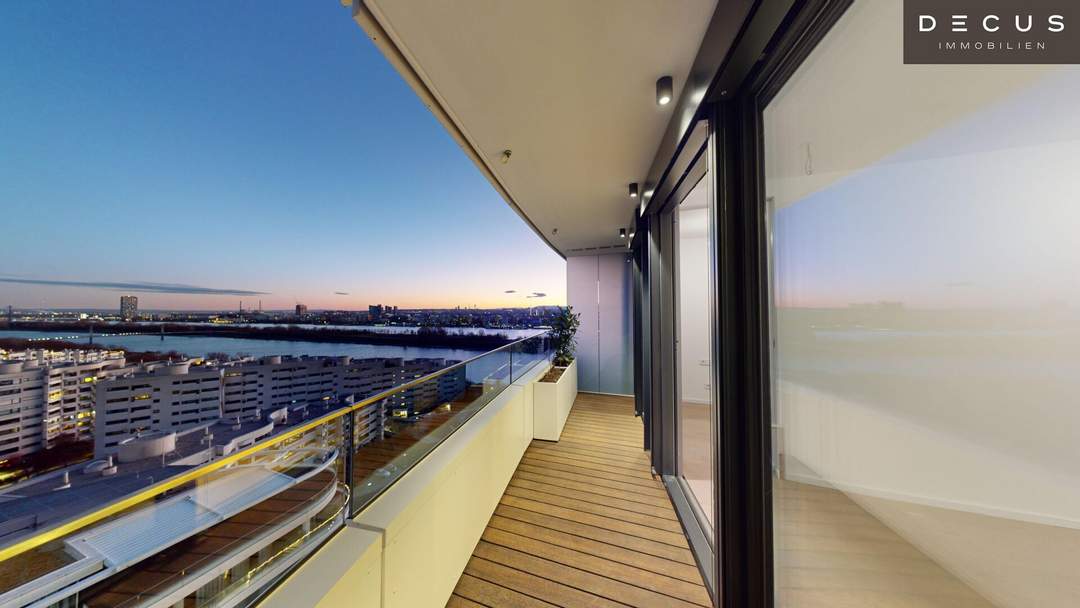 | DANUBEFLATS | PREMIUM-LIVING IM 19. STOCK MIT BALKON &amp; 5-STAR-SERVICE | ANLEGERPREIS