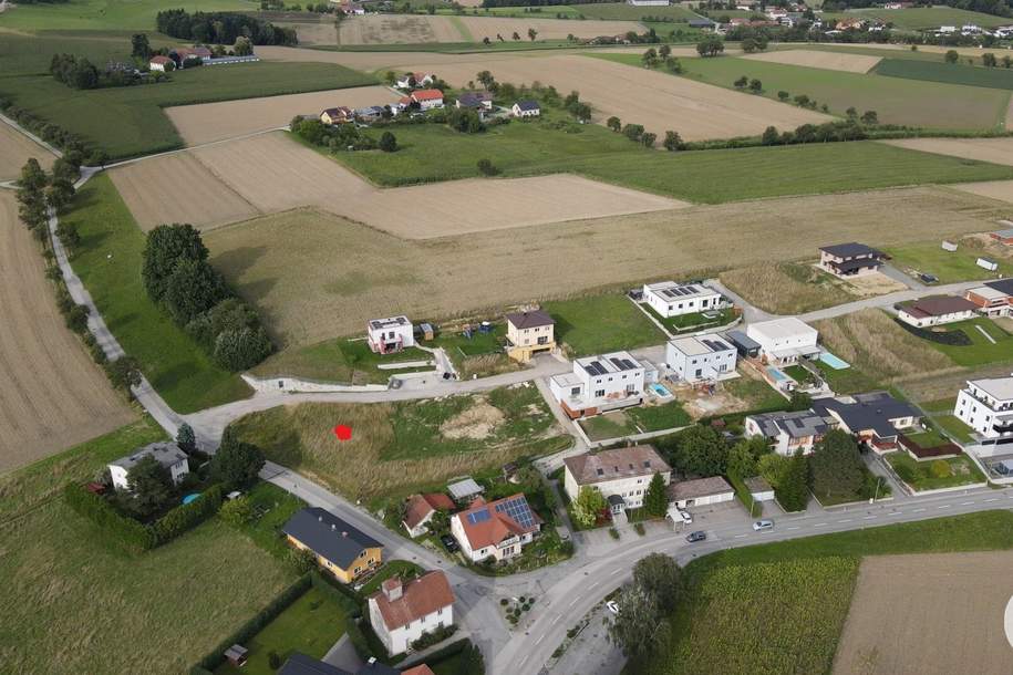 Großes Eckgrundstück Aussichtslage in Pollham, Grund und Boden-kauf, 129.000,€, 4710 Grieskirchen