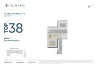 MAI-HIGH-SONETTE >> Moderne Duplex-Wohnung mit lichtdurchfluteten Räumen >> DACHTERRASSE