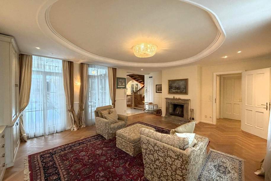 Edle Wohnperle mit Repräsentationspotenzial in Stammersdorf // Prestigious residential jewel with representative potential in Stammersdorf //, Haus-miete, 4.950,00,€, 1210 Wien 21., Floridsdorf