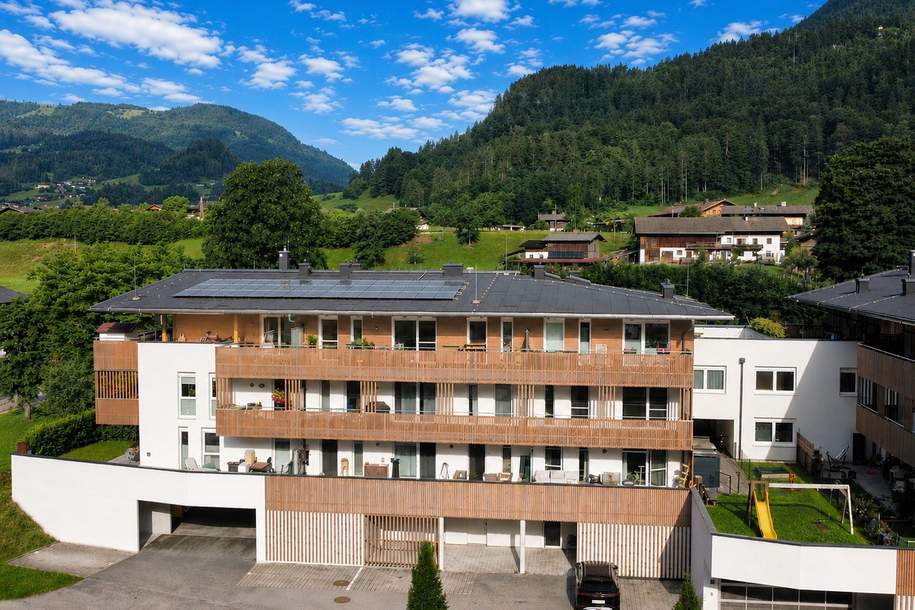 Modern wohnen, naturnah leben: Provisionsfreie 3-Zimmer-Wohnung mit Bergblick-Terrasse in Unken, Wohnung-kauf, 399.000,€, 5091 Zell am See