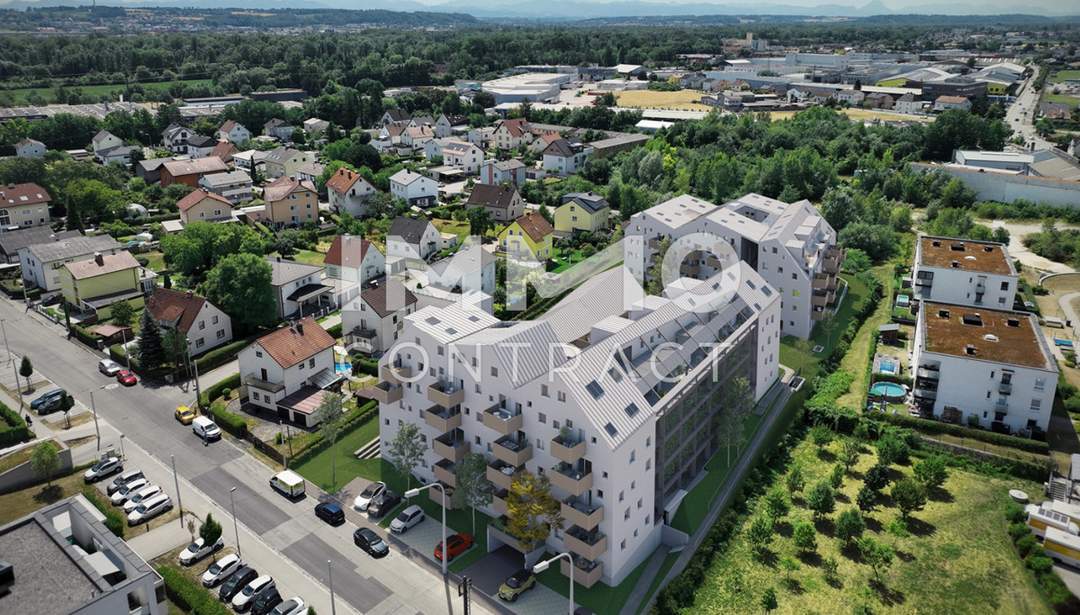 Ruhige 2-Zimmer Wohnung in guter Wohnlage - provisionsfreier Erstbezug!