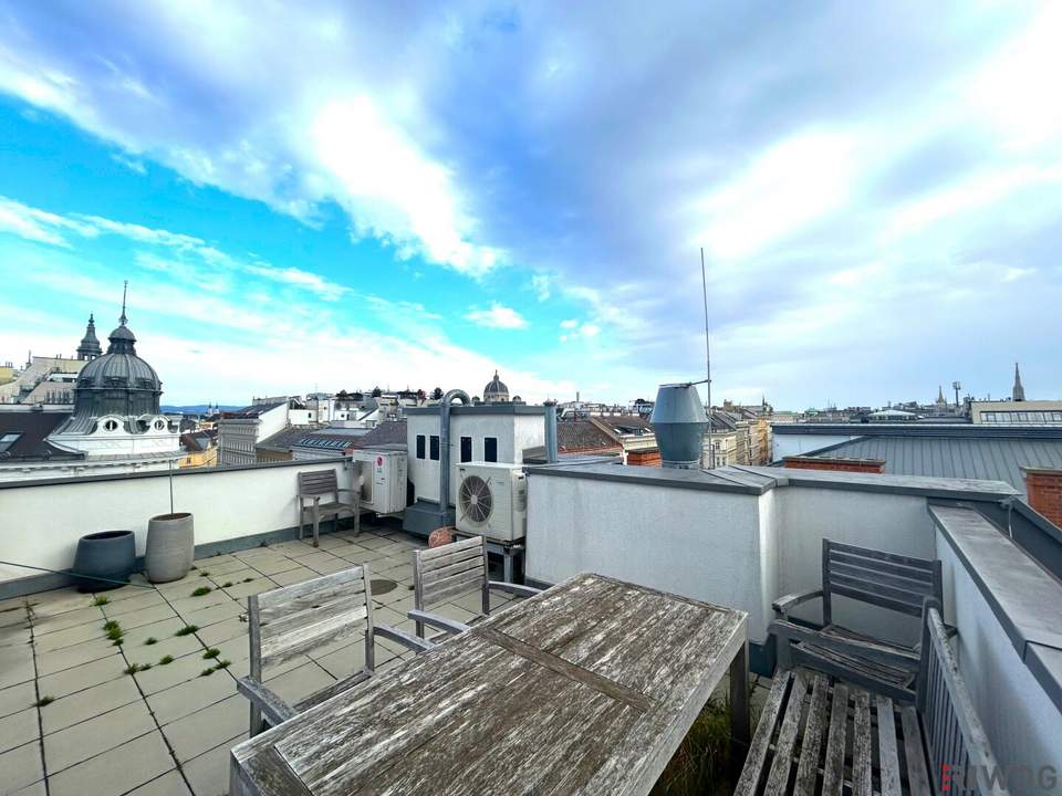 Beim Getreidemarkt / Burg Ring I Dachterrasse mit Traumblick I Lift I 2 Badezimmer I Klimaanlage I U2 Museumsquartier