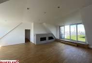 Traumhafte Maisonettewohnung mit Dachterrasse und Kamin - Blick auf den Stephansdom