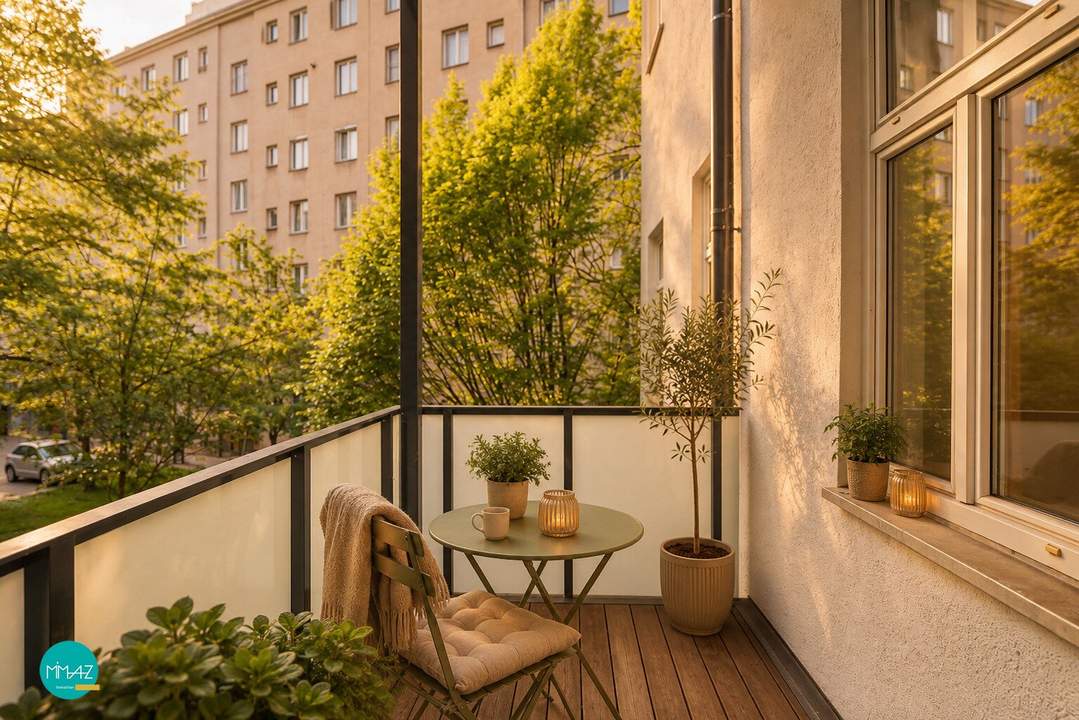 CHARMANTE 2-ZIMMER-ALTBAUWOHNUNG MIT BALKON | NAHE AUGARTEN | RICHTPREIS 329.000 €