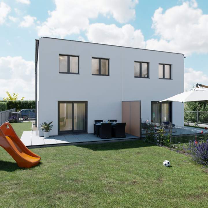 Voll unterkellerte Doppelhaushälfte in Guntramsdorf | Erstbezug Frühjahr 2026