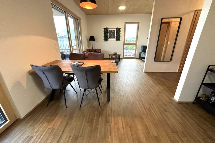 Wunderschöne &amp; vollmöblierte 2-Zimmerwohnung in absoluter Ruhelage mit schönem Ausblick von großer Terrasse - en suite Badezimmer inklusive, Wohnung-miete, 1.199,00,€, 1120 Wien 12., Meidling