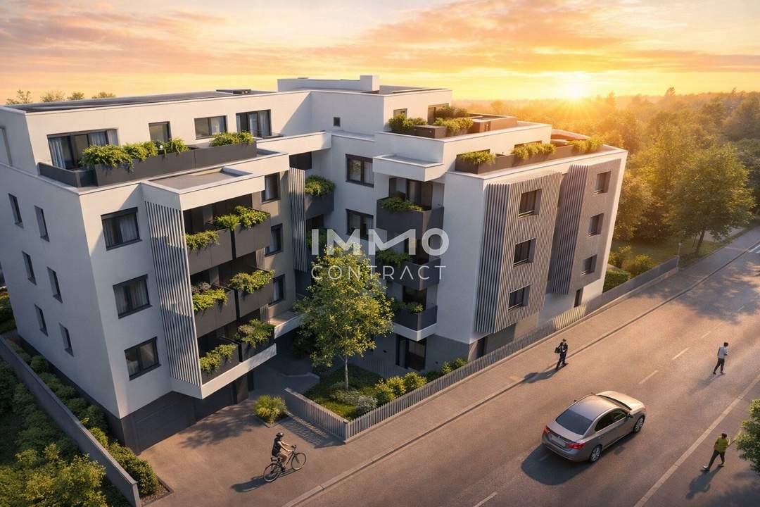 Stilvoller Erstbezug im Donaufeld – moderne 2-Zimmer Wohnung mit Balkon