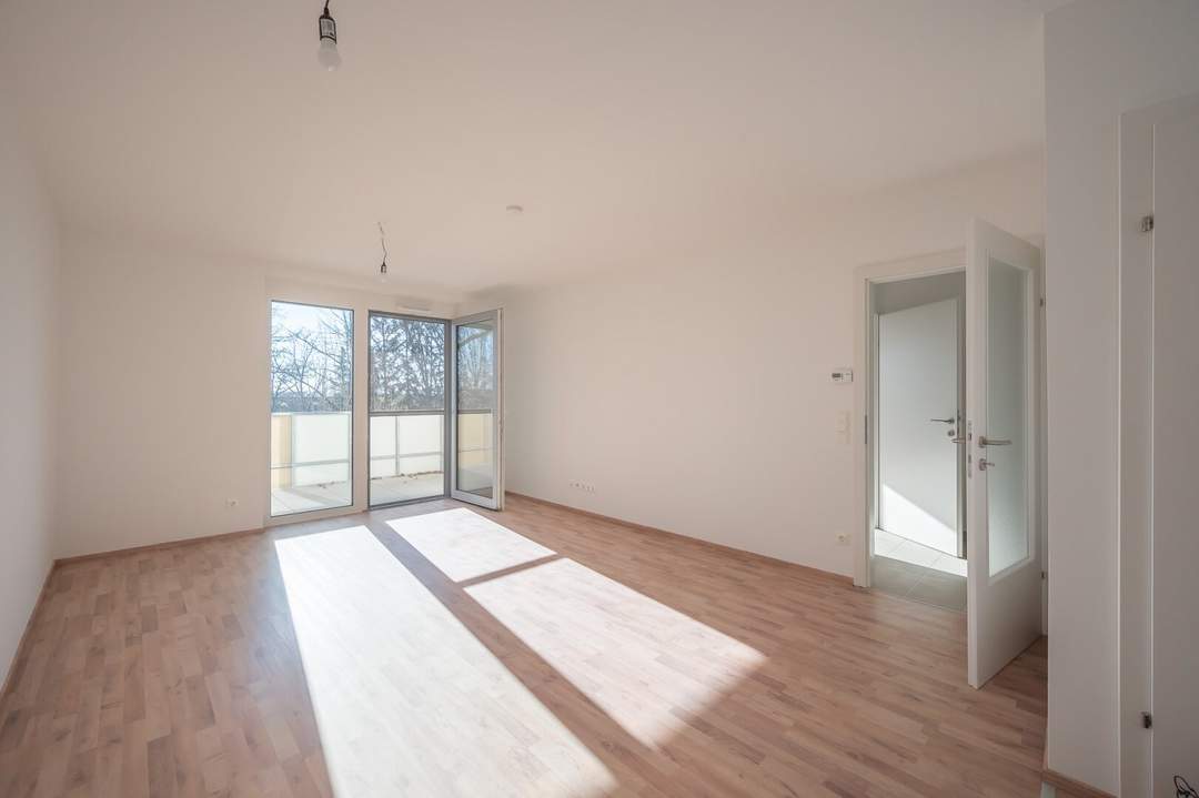 GO2EISENSTADT4LIVING! Mieten, wohnen, kaufen: 2 Zimmer Wohnung mit Balkon inkl. KFZ-Stellplätzen ab 03/25