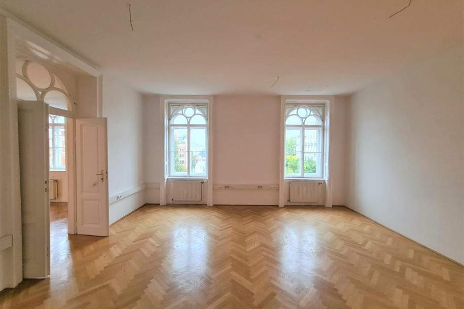 Stilvolles Altbaubüro im wunderschönen Palais // Servitenviertel // Nähe 1. Bezirk, Gewerbeobjekt-miete, 4.409,24,€, 1090 Wien 9., Alsergrund
