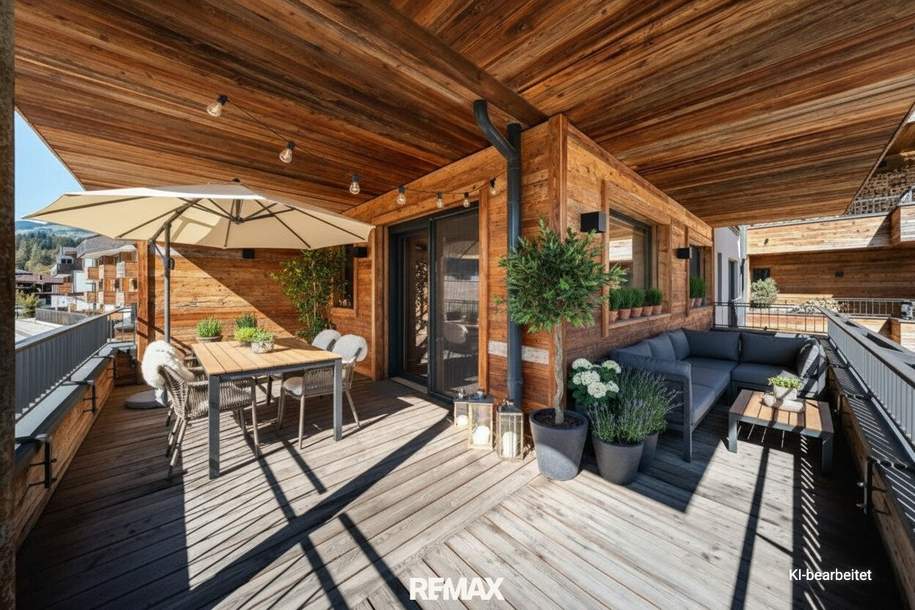 Zentrale Traumlage mit großem Balkon &amp; Kitzbüheler Hornblick, Wohnung-kauf, 690.000,€, 6372 Kitzbühel