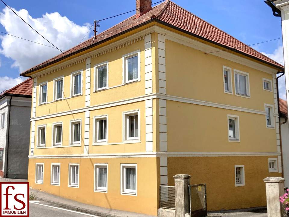 WOHN-/GESCHÄFTSHAUS in Zentrumslage - auf 870 m² Grundstück + 1.650 m² Baugrundstück unbebaut
