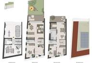 ERSTBEZUG IM ZENTRUM | Exklusives Townhouse Nähe Stadtplatz | Südwestseitiger Eigengarten | Sole-Wasser-Wärmepumpe | 2 TG-Stellplätze